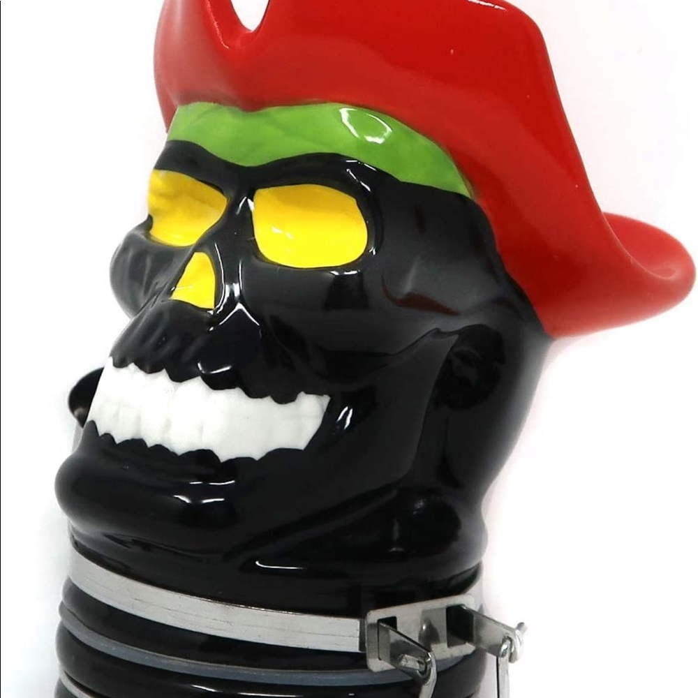 ContainmentArt Pirate Skull Porcelain Container jar New